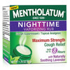 Mentholatum Maximum Strength Nighttime Vaporizing Topical Analgesic Rub with Lavender, 1.76 oz