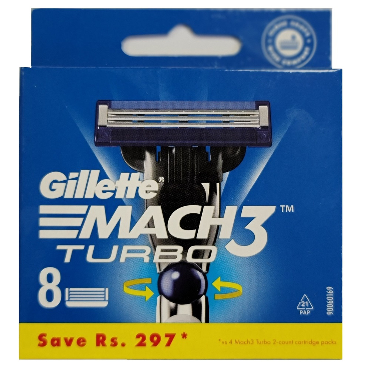 Gillette Mach3 Turbo 替え刃 8個入り 12箱セット。 Gillette Mach3 Turbo Razor Blade Refills, 8 CT – Close