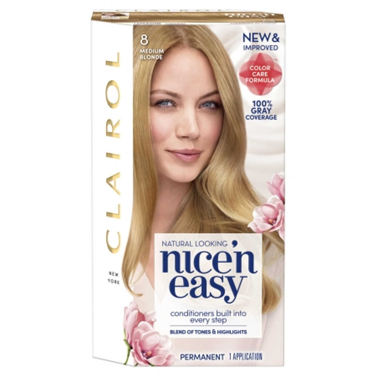 Clairol Nice N Easy Permanent Hair Color Kit 8 Medium Blonde 1
