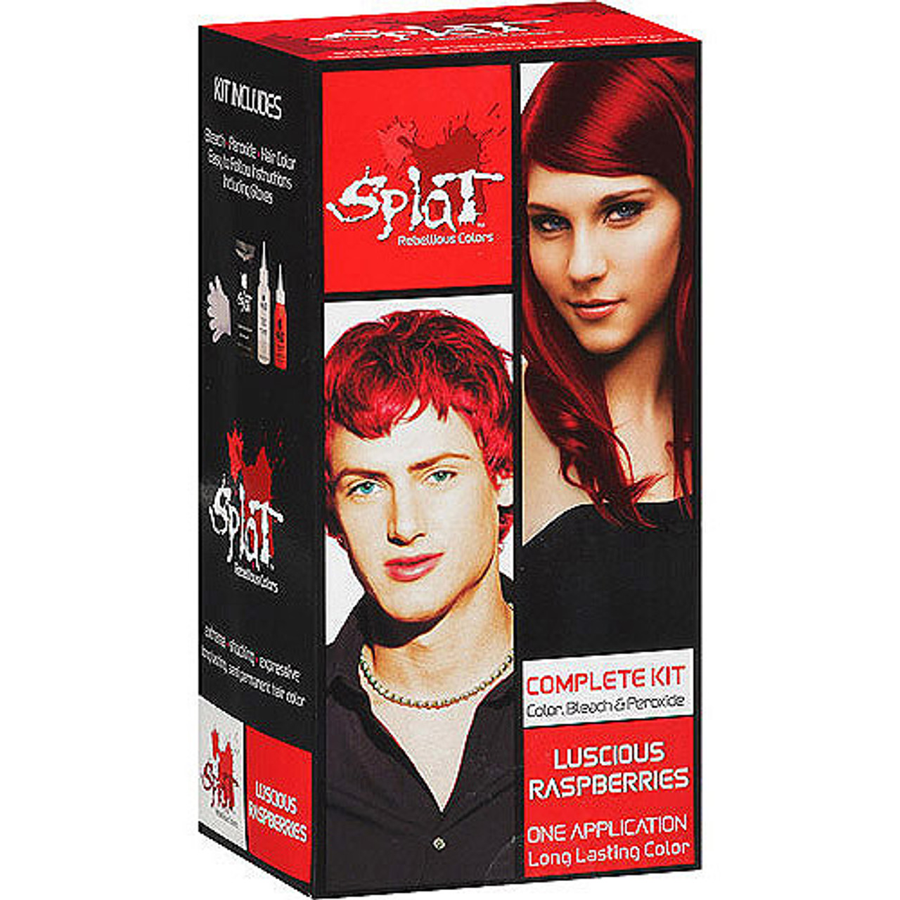 Splat Complete Color Bleach Peroxide Hair Color Kit Lucious