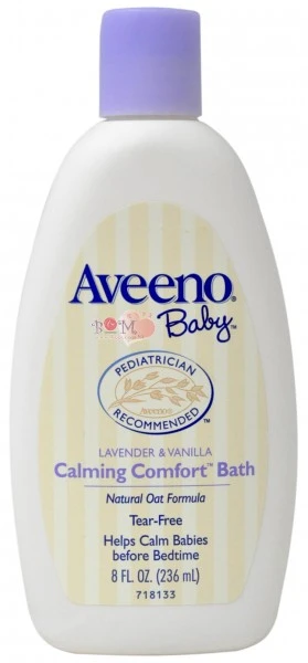 aveeno baby calming comfort bath lavender & vanilla