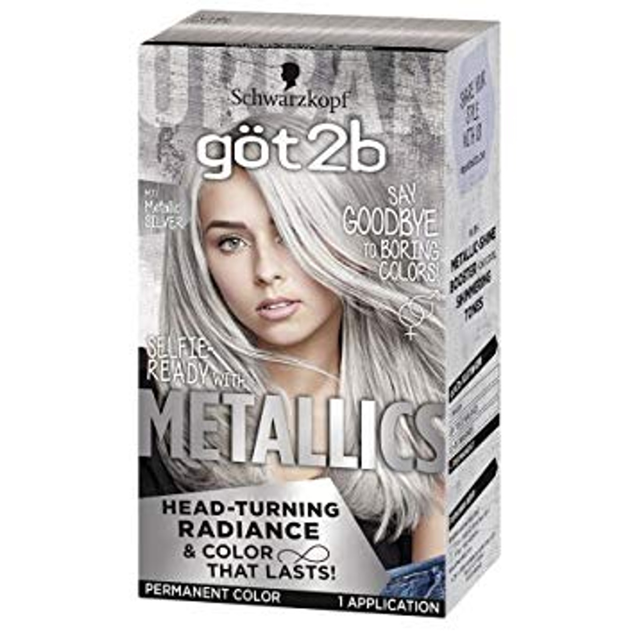 Schwarzkopf Got2b Metallics Permanent Hair Color M71 Metallic