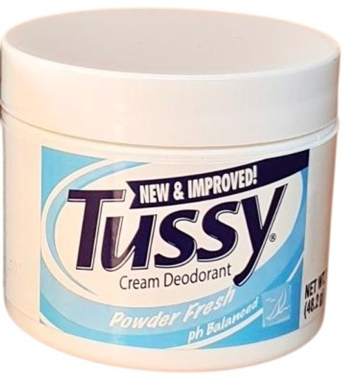 Tussy Cream Deodorant, (COMES WITH WHITE CAP), Powder Fresh, 1.7 OZ Tussy Cream Deodorant, (COMES WITH WHITE CAP), Powder Fresh, 1.7 OZ