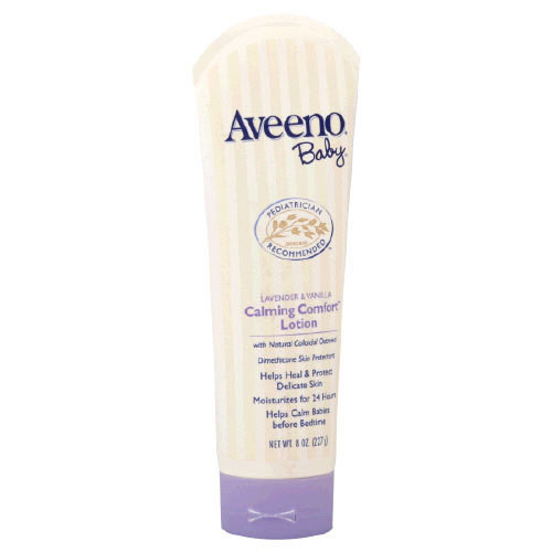 Aveeno Baby Calming Comfort Lotion Lavender Vanilla 8 Oz