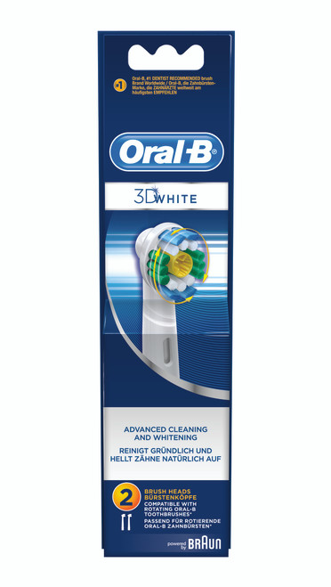 Oralb 3d White Advanced Cleaning Whitening Replacement Brush Heads 2 Ct 1 Ea Nationwide Campus