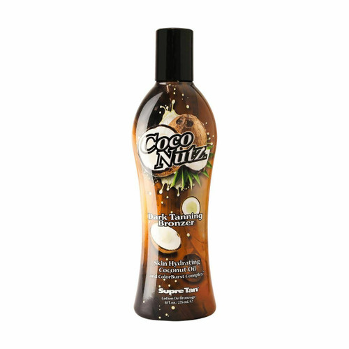 Coco Nutz Dark Tanning Bronzer Skin Hydrating Coconut Oil, 8 fl oz