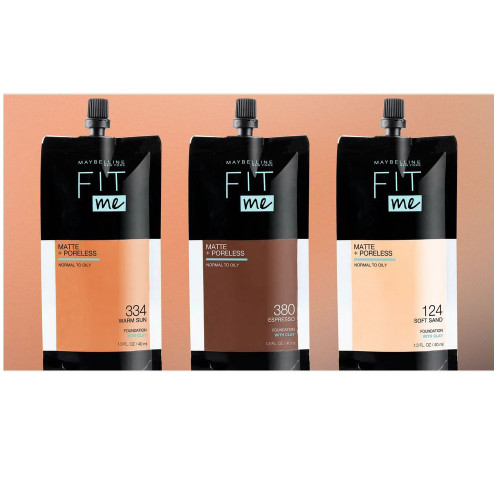 Fit Me Matte + Poreless Liquid Foundation - Maybelline