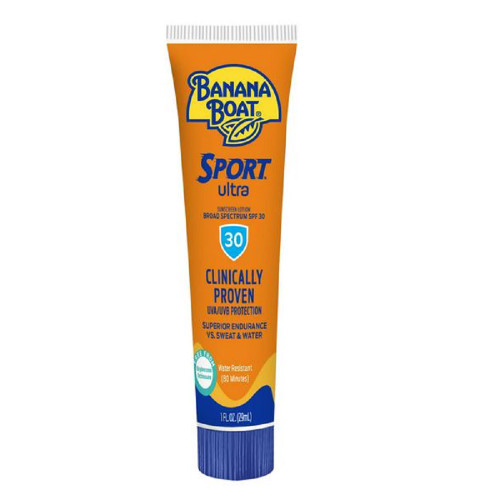 Banana Boat Ultra Sport Performance Sunscreen Lotion SPF 30, 1 OZ, 12 CT