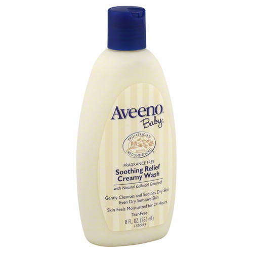 aveeno baby soothing creamy wash