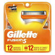 Pack De 12 Lames Gillette Fusion 5 – 100% Originales Et NEUVES Sous Blister