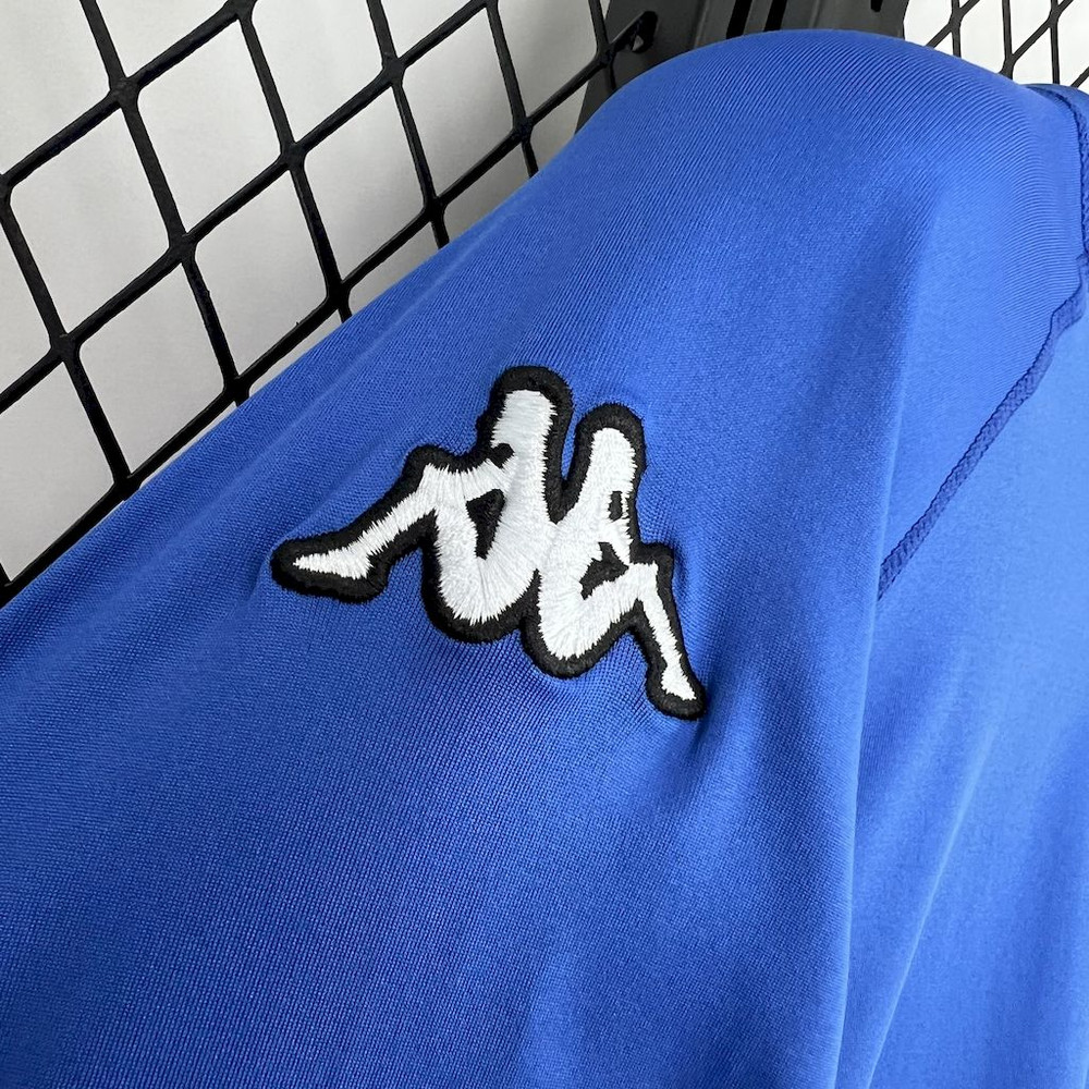 Italy 2000 Euro Home Long Sleeves Retro Jersey