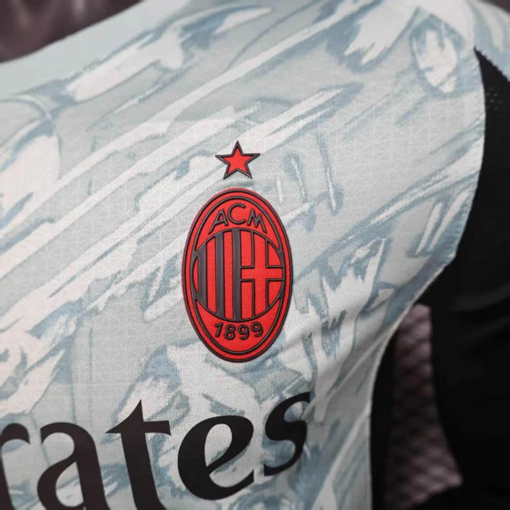 AC Milan Away Player Version 2025/26 Long Sleeve