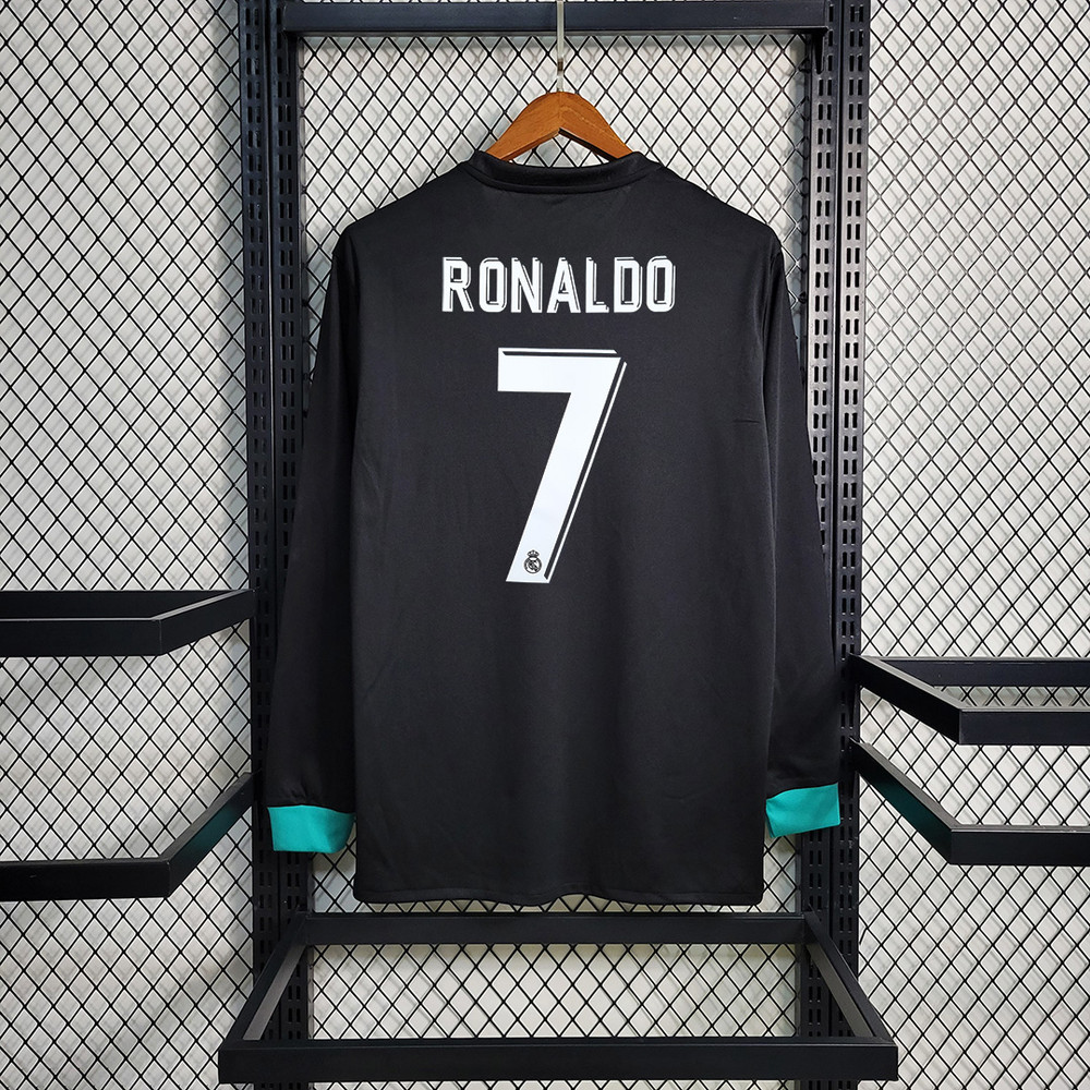 Real Madrid Long Sleeve Away Retro 2017/18