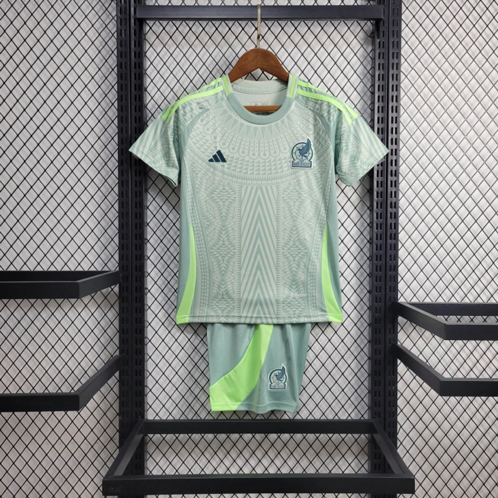 Kids Mexico Copa America Home Jersey