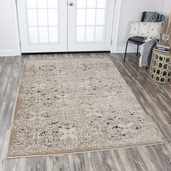 Rizzy Home Panache PN6970 Medallion Power Loomed Area Rugs