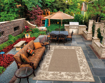 Couristan Recife Island Retreat Beige/natural Indoor/outdoor Area Rugs