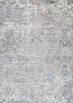 Couristan Brocatelle Oglive Silver/cream Indoor Area Rugs
