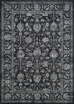 Couristan Sultan Treasures All Over Mashhad Black Indoor Area Rugs