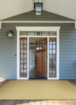 Couristan Monaco Sea Pier Sand/lemon Indoor/outdoor Area Rugs