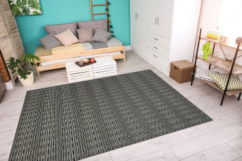 Couristan Cape Barnstable Black/tan Indoor/outdoor Area Rugs