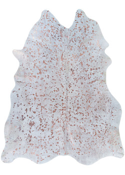 Couristan Chalet Moo-nstruck Rose Gold Indoor Area Rug - 7' X 7'4" Skin