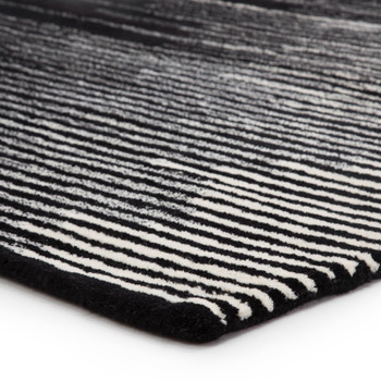 Jaipur Living Tabo BRI21 Stripes Black Hand Tufted Area Rugs