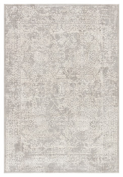 Jaipur Living Lianna CIQ04 Abstract Gray Power Loomed Area Rugs