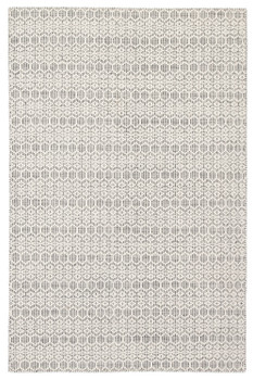 Jaipur Living Calliope ENC01 Trellis White Flat Weave Area Rugs