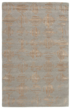 Jaipur Living Banister GES15 Geometric Gray Hand Tufted Area Rugs