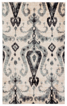 Jaipur Living Zenith POL15 Ikat Blue Power Loomed Area Rugs
