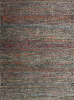 Loloi Javari Jv-02 Charcoal / Sunset Power Loomed Area Rugs