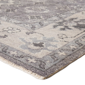Jaipur Living Kella SLN12 Medallion Gray Hand Knotted Area Rugs