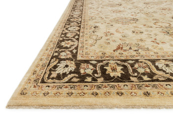 Loloi Majestic Mm-06 Ivory / Mocha Hand Knotted Area Rugs