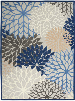 Nourison Aloha Alh05 Blue/multicolor Area Rugs