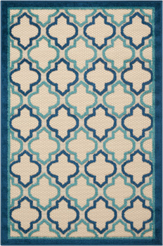 Nourison Aloha Alh06 Navy Area Rugs