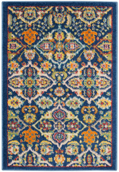 Nourison Allur Alr03 Navy Multicolor Area Rugs