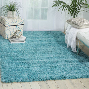 Nourison Amore Amor1 Aqua Area Rugs