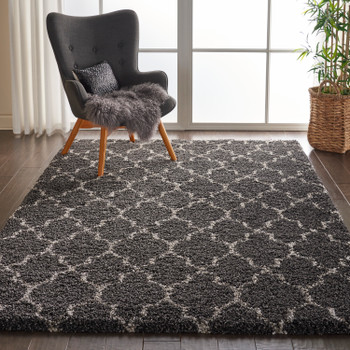 Nourison Amore Amor2 Charcoal Area Rugs