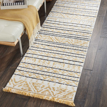 Nourison Kamala Ds503 Yellow Area Rugs
