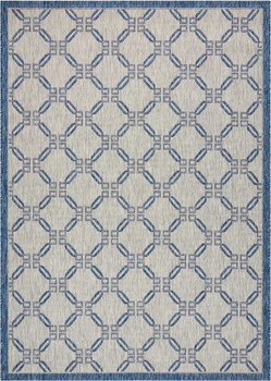 Nourison Garden Party Grd02 Ivory/blue Area Rugs