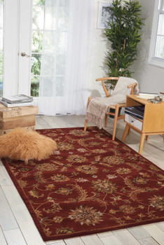 Nourison India House Ih83 Brick Area Rugs