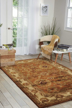 Nourison Jaipur Ja13 Rust Area Rugs