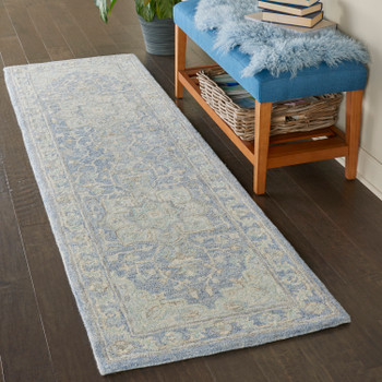 Nourison Jazmine Jaz01 Denim Area Rugs