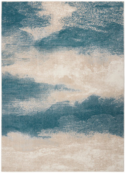 Nourison Maxell Mae06 Ivory/teal Area Rugs Nourison Maxell Mae06 Ivory/teal Area Rugs