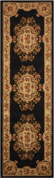 Nourison Paramount Par37 Black Area Rugs