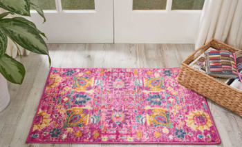 Nourison Passion Psn01 Fuchsia Area Rugs