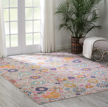Nourison Passion Psn01 Silver Area Rugs