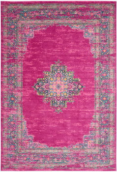 Nourison Passion Psn03 Fuchsia Area Rugs