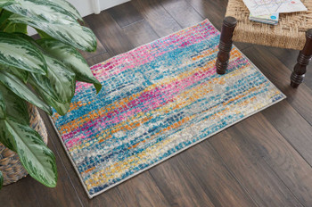 Nourison Passion Psn16 Grey/multicolor Area Rugs