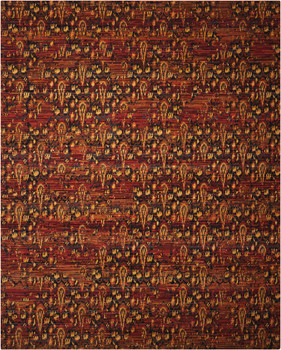 Nourison Rhapsody Rh014 Flame Area Rugs